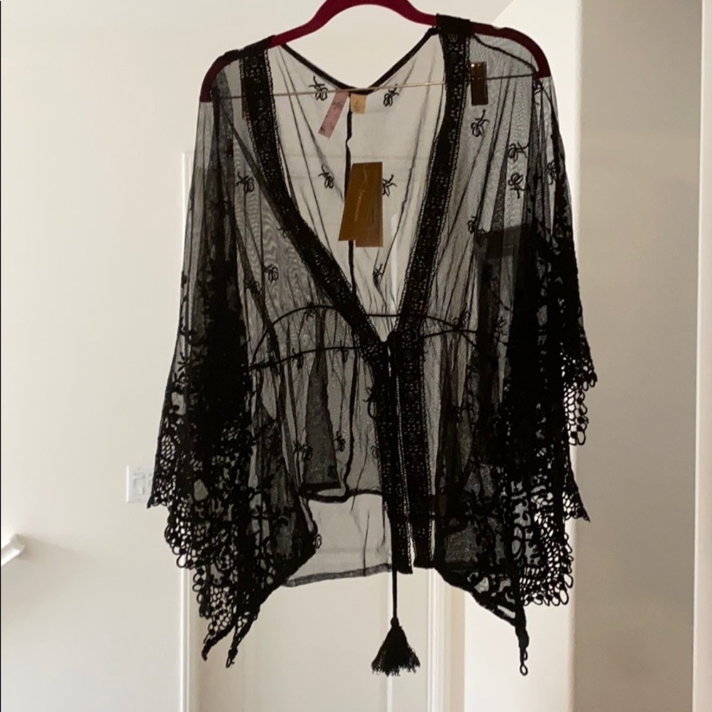 Black- Sheer top